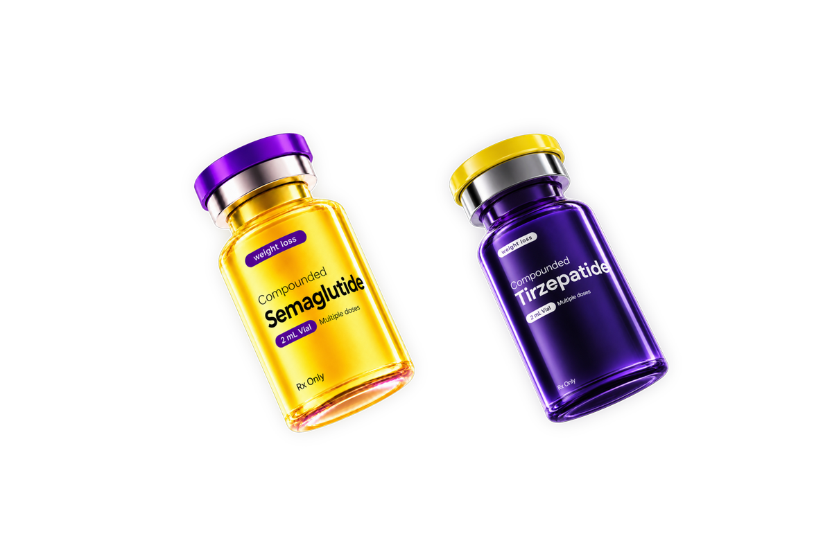 CoreAge Rx™ Flat-Rate Compounded GLP-1 Weight Loss Pharmaceutical Presell Packaging