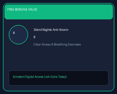 Silent Nights: Anti-Snoring Breathing Protocol
